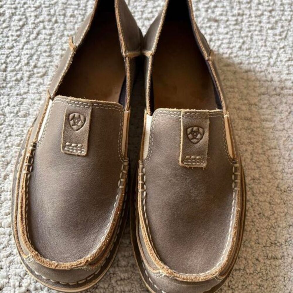 Ariat Women's Brown and Khaki Loafers